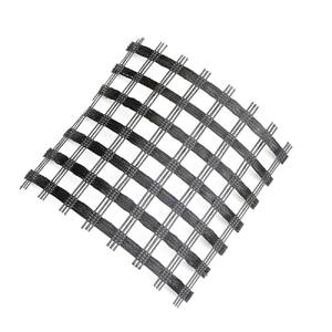 4.9 ft. x 164 ft. x 0.2 in. 50KN Biaxial Geogrid Black Fiberglass Paver Base for Landscaping, Sheds, Pathway, Patios