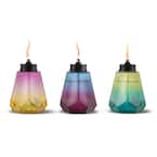 5.25 in. Table Torch Ombre Royal (3-Pack)