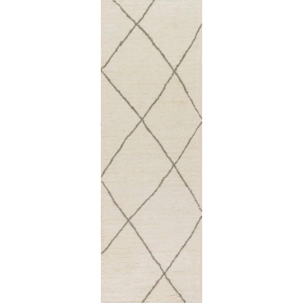 Beachwood Trellis Wool Ivory 2 ft. x 8 ft. Indoor Runner Rug price history on PriceWatchPro