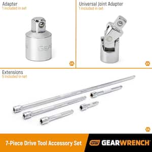 1/4 in. Drive Extension and Adapter Set (7-Piece)