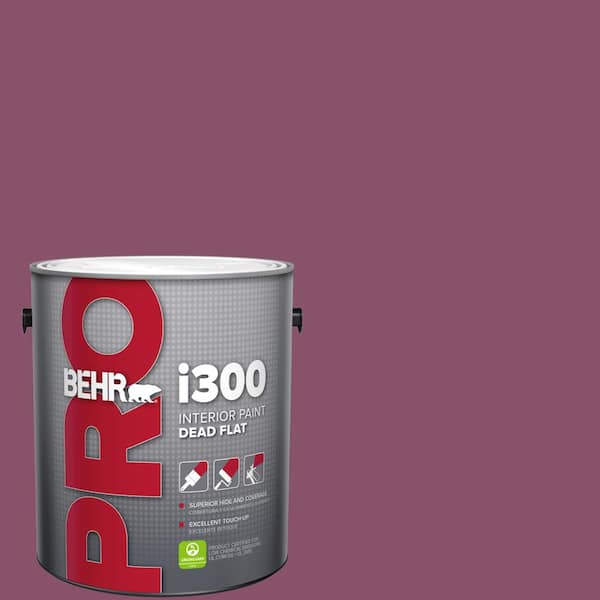 1 gal. #M120-7 Raspberry Crush Dead Flat Interior Paint