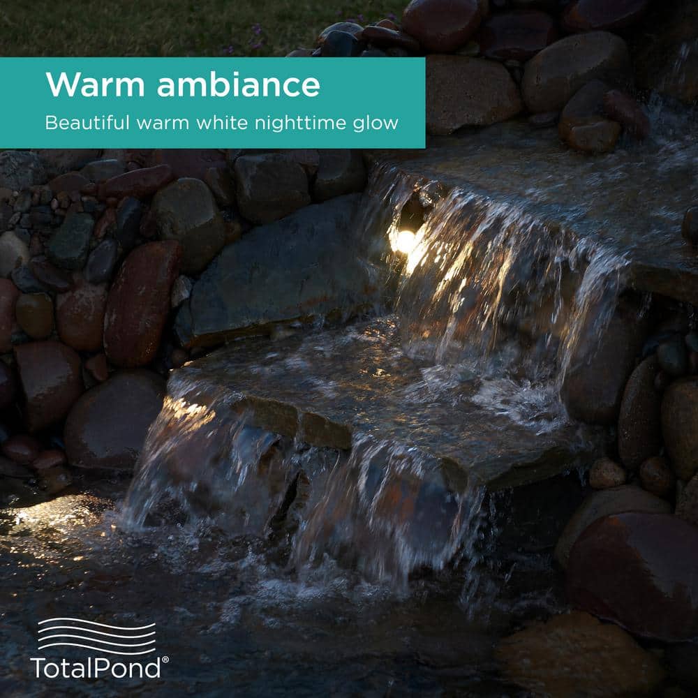 Black LED Pond and Landscape Lights with Color Lenses, 3-Piece Set