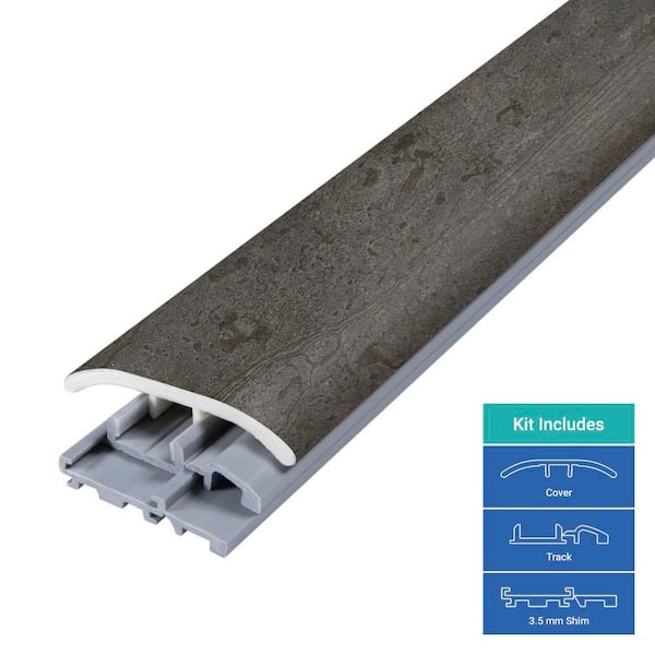 Overlook 0.31 in. T x 2 in. W x 78.7 in. L Vinyl 4-in-1 Molding