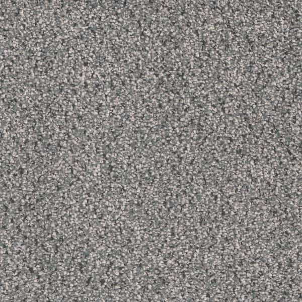 Home Decorators Collection Gilbert Park II - Farmhouse - Gray 66 oz. Polyester Texture Installed Carpet