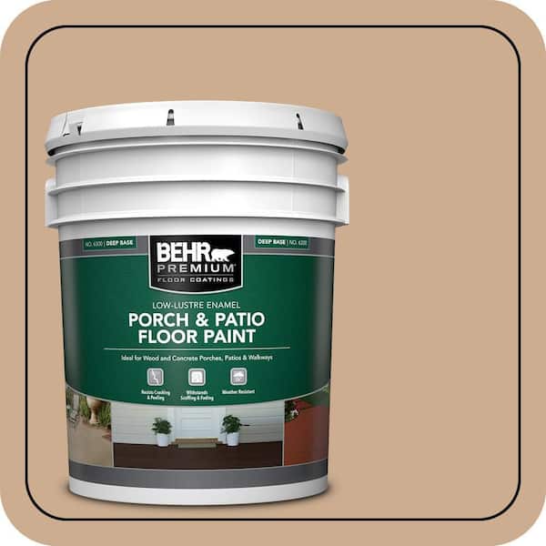 5 gal. #MS-16 Indian Cloth Low-Lustre Enamel Interior/Exterior Porch and Patio Floor Paint