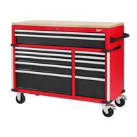 Deals on Milwaukee 52 in. x22 in. 12 Drawer Mobile Workbench Cabinet