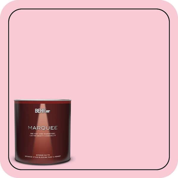 BEHR MARQUEE 1 qt. #110A-3 Palace Rose Matte Interior Paint & Primer