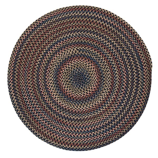 Cedar Cove Navy 8 ft. Round Indoor Area Rug