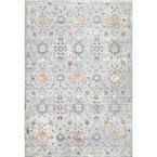 Hadley Classic Herati Light Gray 6 ft. 7 in. x 9 ft. Area Rug