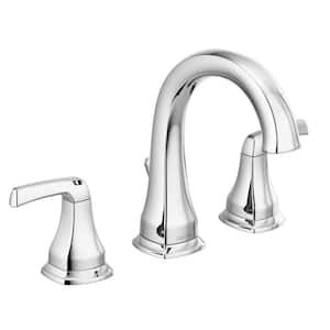 Portwood 8 in. Widespread 2-Handle Bathroom Faucet in Chrome