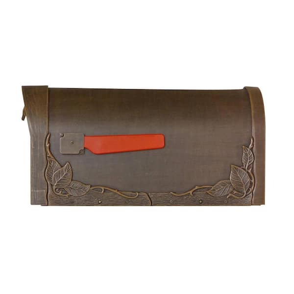 Hummingbird Copper Post Mount Mailbox Hummingbird Copper Post Mount Mailbox