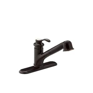 Fairfax Single-Handle Pull-Out Sprayer Kitchen Faucet In Oil Rubbed Bronze