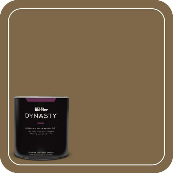 BEHR DYNASTY 1 qt. #320F-7 Fig Eggshell Enamel Interior Stain-Blocking Paint and Primer