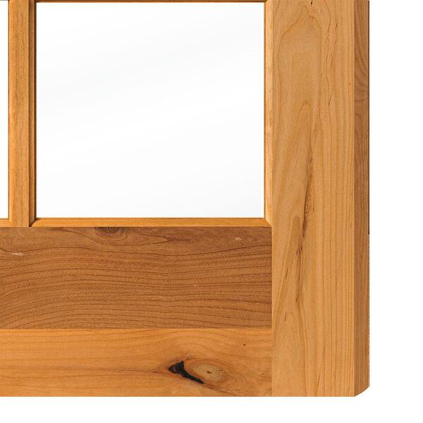 Krosswood Doors 24 in. x 80 in. Knotty Alder Right-Handed 10-Lite Clear  Glass Clear Stain Wood Single Prehung Interior Door  PHID.KA.420.20.68.138.RH.CL - The Home Depot