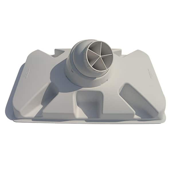 Vent Turbo Magnetic Vent Booster + Vent Deflector Fits All Register Vents, No Power Needed, White