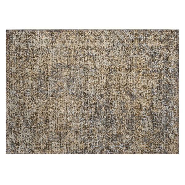 Chantille Machine Washable Indoor/Outdoor Abstract ACN2931 Chocolate 2 ft. x 3 ft. Accent Rug