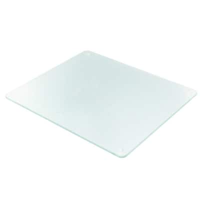 20 in. x 16 in. Clear Surface Saver Tempered Glass Cutting Board