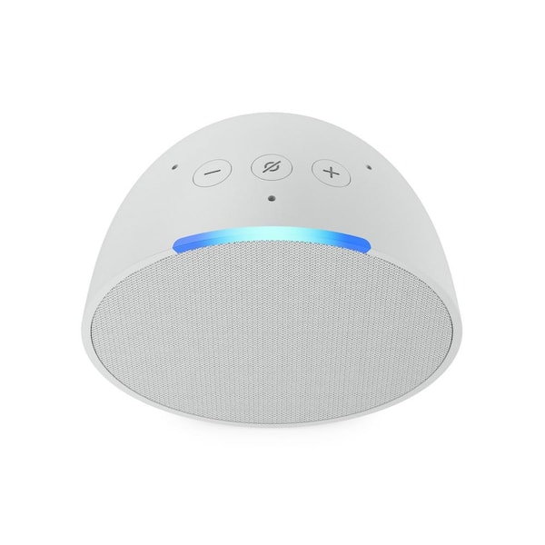 Echo Pop Smart Speaker with Alexa Voice Recognition & Control,  Glacier White