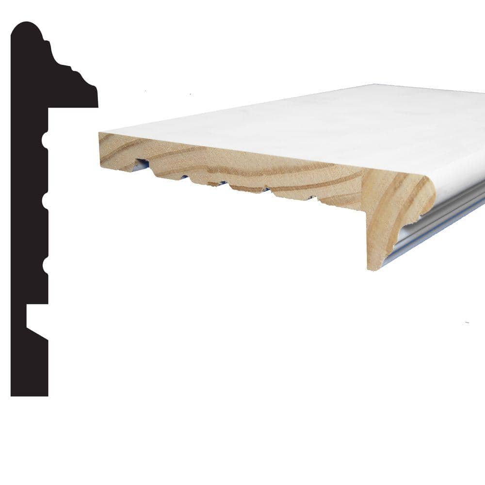 Alexandria Moulding 13/4 in. x 71/2 in. x 84 in. Primed Finger