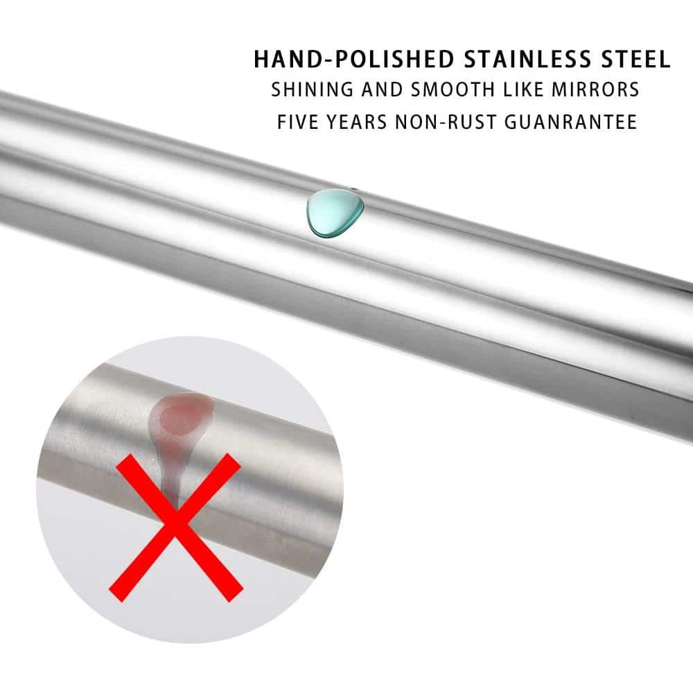 Adjustable Stainless Steel Tension Shower Curtain Rod