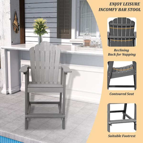 Patio furniture tall discount chairs