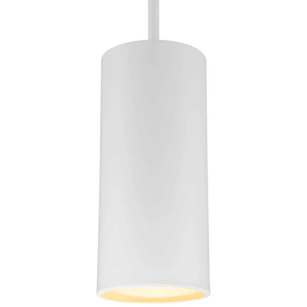 Pilson Matte Black Metal Mini LED Pendant, 10.5" Height