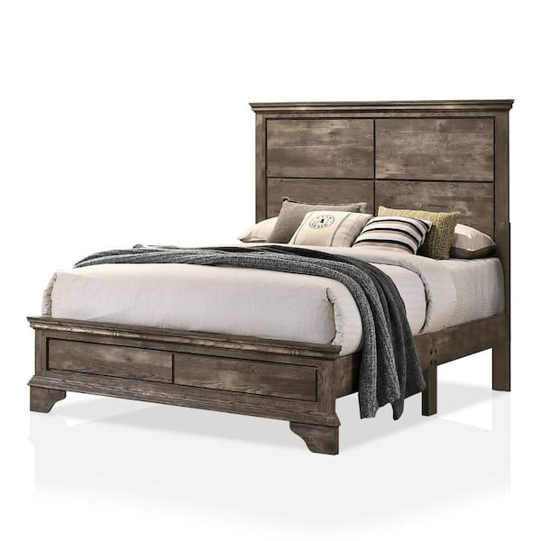 Furniture of America Ragena Gray Queen Panel Bed