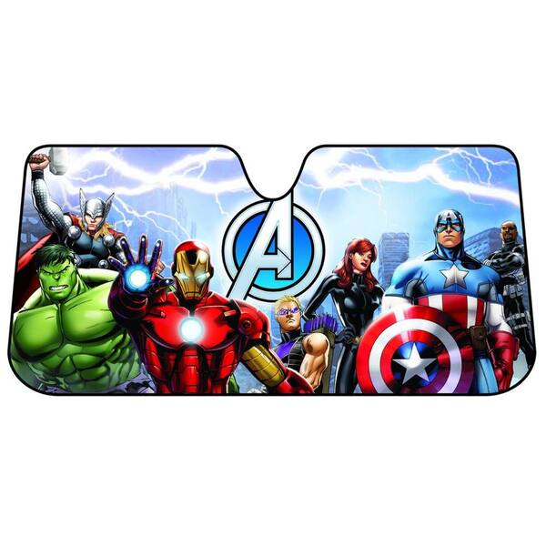 Plasticolor Marvel Avengers Accordion Windshield Sunshade