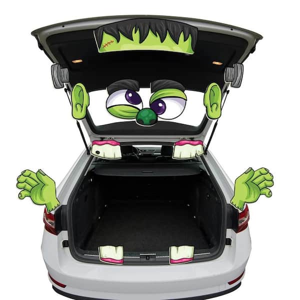Halloween Frankenstein Trunk or Treat Car Decoration