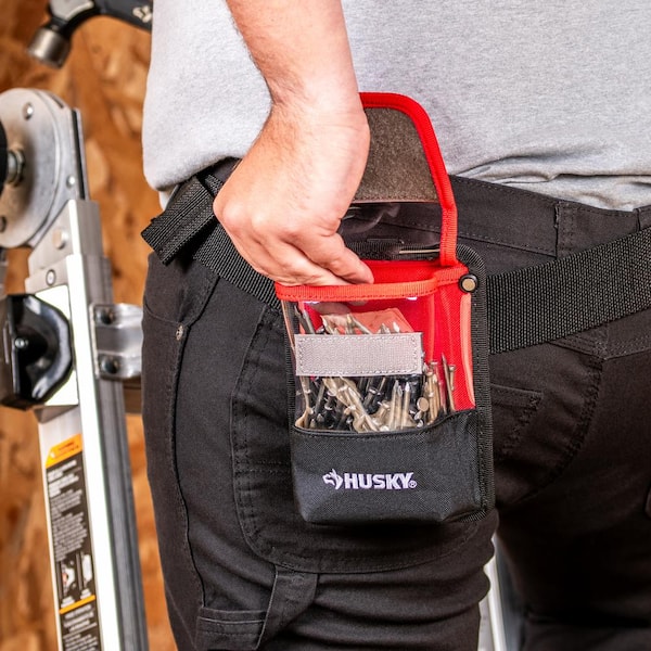 Husky Clip On Tool Belt Pouch HD50700-TH The Home Depot