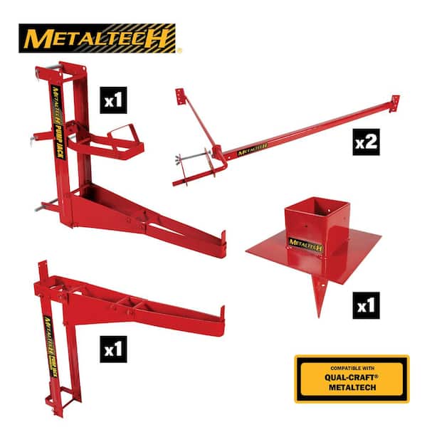 MetalTech Steel Pump Jack Scaffolding System with Workbench
