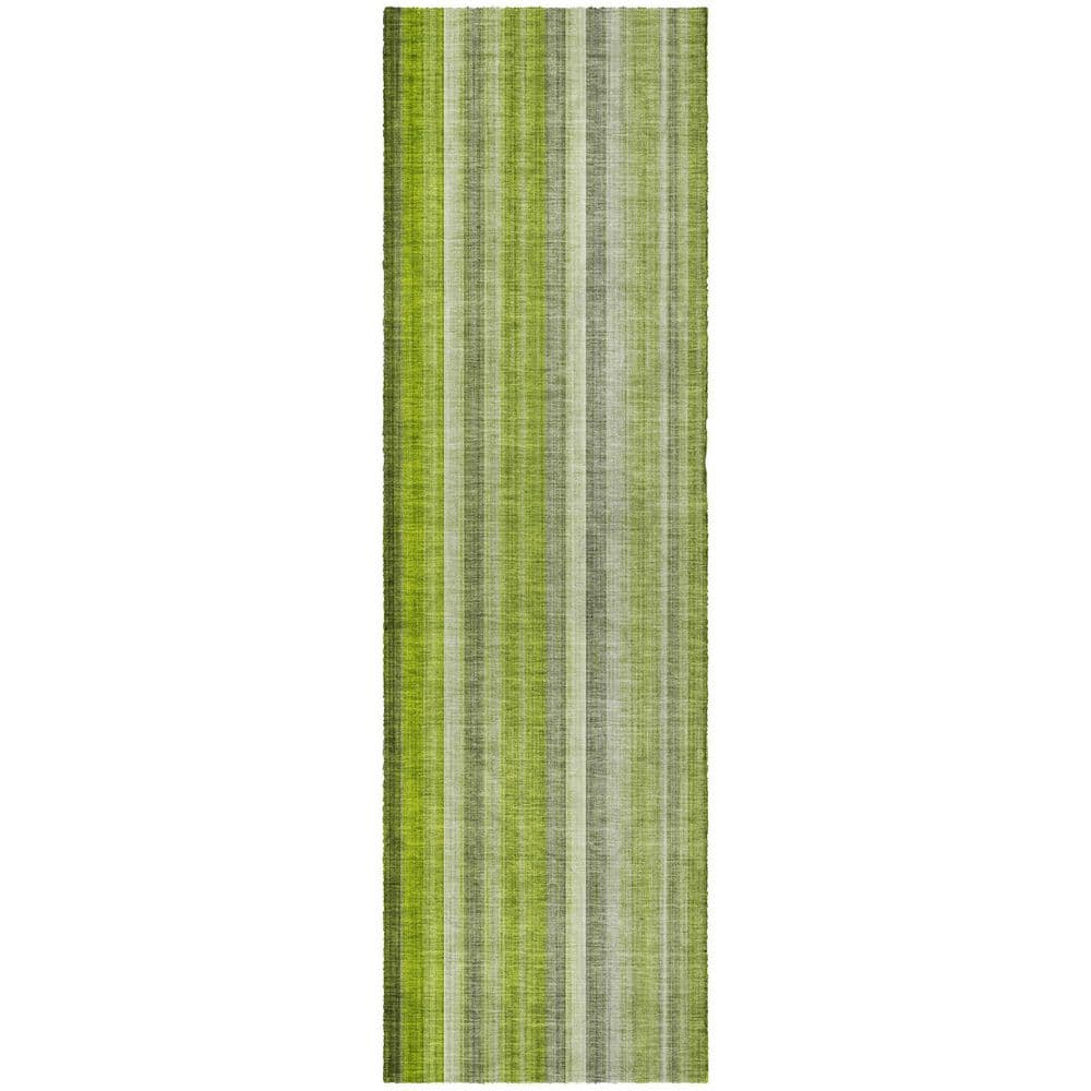 Dream Shag Premium Machine Washable Abstract ADS543 Green 2 ft. x 7 ft. Runner Rug price history on PriceWatchPro