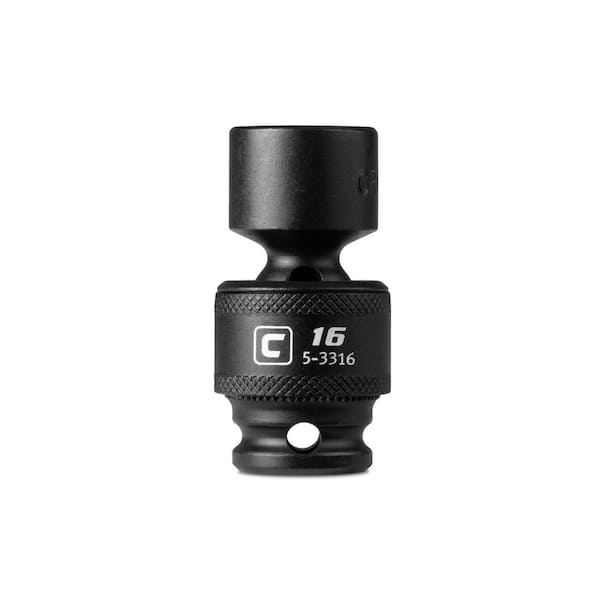 Capri Tools 3/8 in. Drive 16 mm Universal Impact Socket