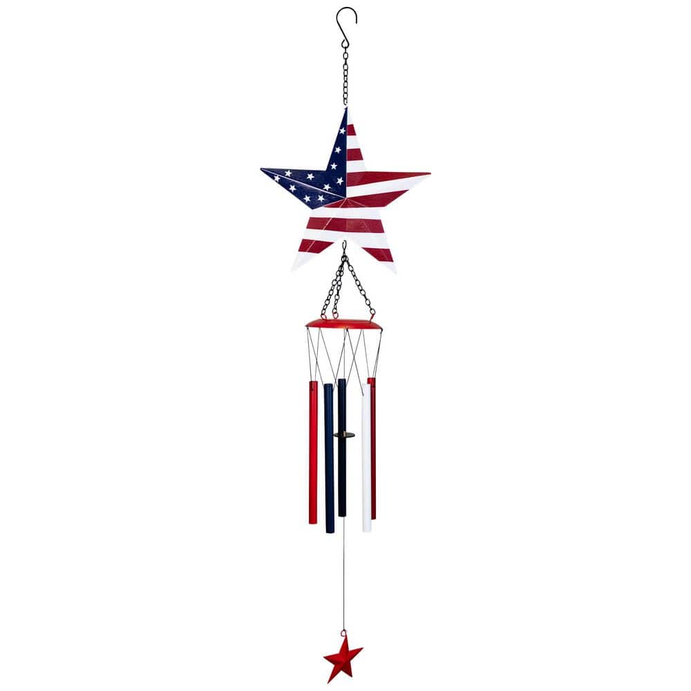 Stars and Stripes Patriotic Outdoor Garden Windchime-36 in. price history on PriceWatchPro