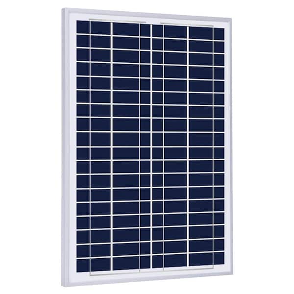 25-Watt 12-Volt Poly Solar Panel, Compatible with Portable Chest Fridge Freezer Cooler