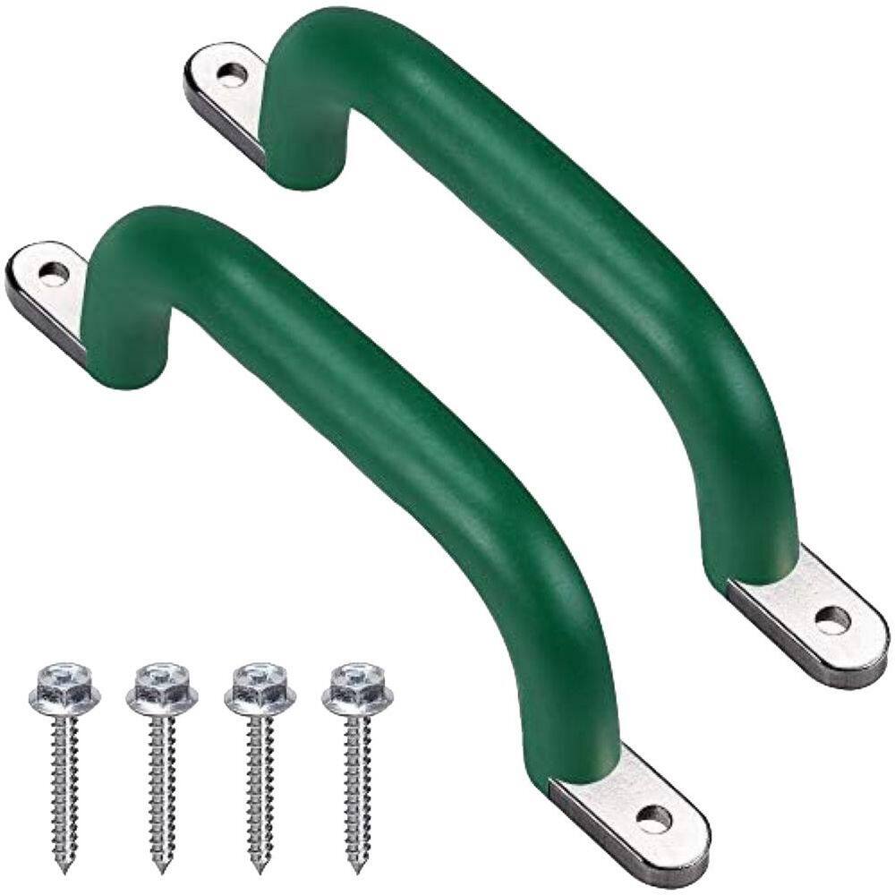 SELEWARE Series Green Safety Playground Handles with Finger Indentations for Kids Swing Set, 2-Pack price history on PriceWatchPro