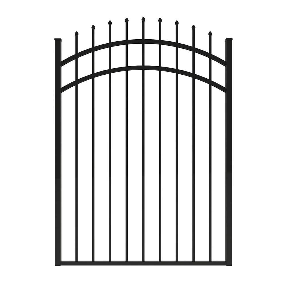 Osprey 5 ft. H x 4 ft. W Black Aluminum Arched Fence Gate price history on PriceWatchPro