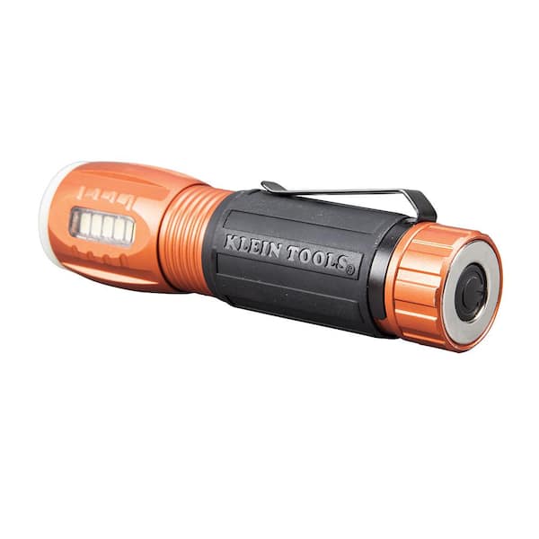 Klein Tools Rechargeable LED Flashlight with Worklight, 500 Lumens, 5 Modes  56412 - The Home Depot