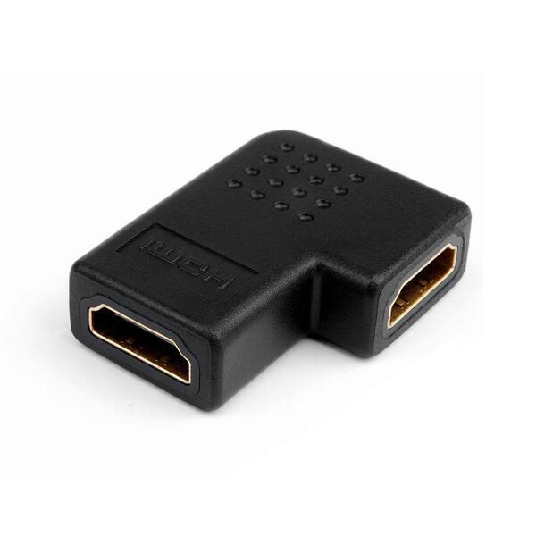 GearIt HDMI Coupler Female Left Angle 90 Degree Gold Plated Connector Coupler