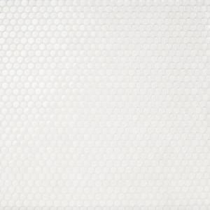 Contempo White Circles 11-12 in. x 12 in. 8 mm Polished and Frosted Glass Mosaic Tile(0.96 sq. ft. )