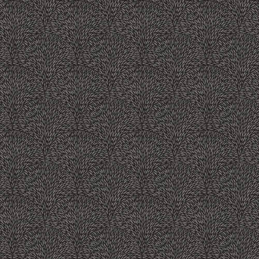 TexStyle Collection Black and Silver Hedgehog Metallic Finish Non-Pasted on