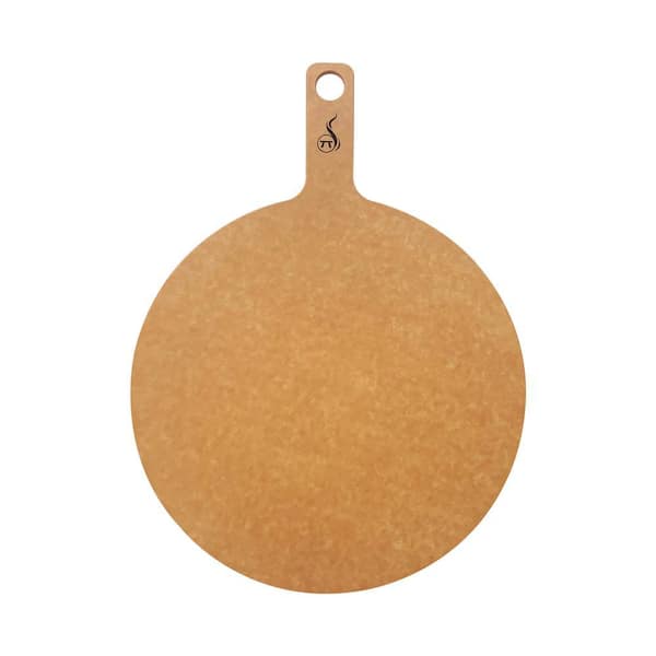 Verde 16 in. Pizza Paddle, Brown Serving Board, Recycled Paper Composite