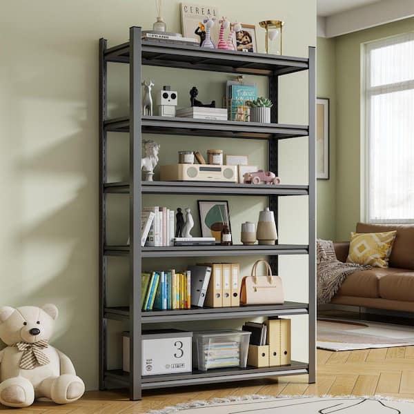CIBONE シェルフ Tileon 6-Tier 2400 lbs. Metal Storage Rack with Adjustable Shelf