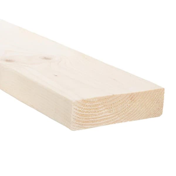 Unbranded 2 in. x 6 in. x 12 ft. #2/BTR KD-HT SPF Dimensional Lumber
