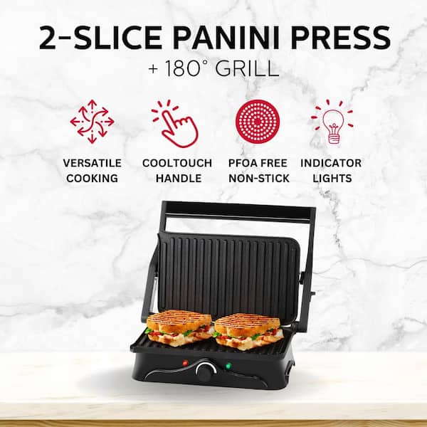 Uncanny Brands The Mandalorian Grilled Cheese Maker- Panini Press and  Compact Indoor Grill- Baby Yoda and Mando Sandwich