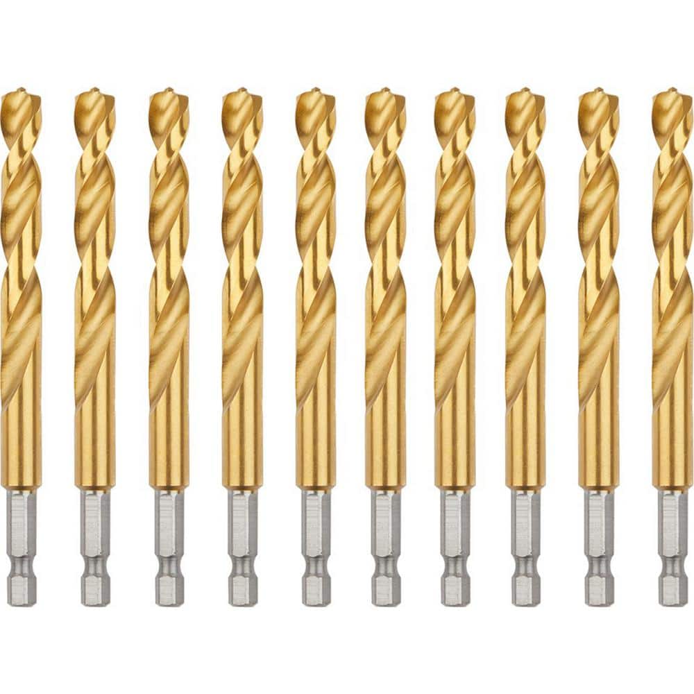 SHOCKWAVE 3/8 in. Titanium Twist Drill Bit (10-Pack) price history on PriceWatchPro