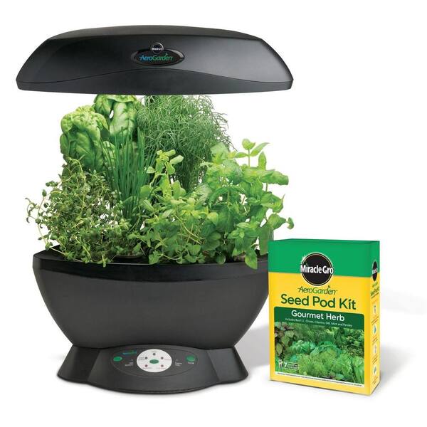 AeroGarden 6 Indoor Garden with Gourmet Herb Seed Pod Kit
