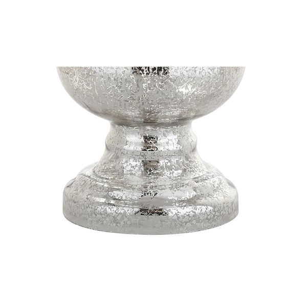 Artichoke 25.5 in. Mercury Silver Glass Table Lamp (Set of 2)
