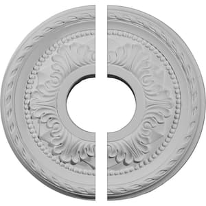 12-1/8 in. x 3-1/2 in. x 1 in. Palmetto Urethane Ceiling Medallion, 2-Piece (Fits Canopies up to 4-7/8 in.)