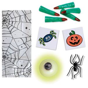 120-Pieces Value Halloween Favor Kit for 20 Guests